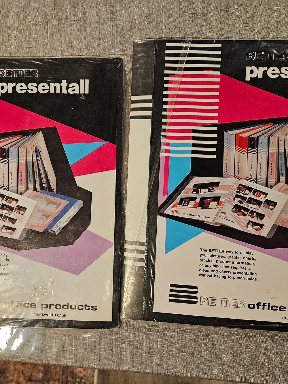 TWO BETTER Presentall Home Office Display Binders